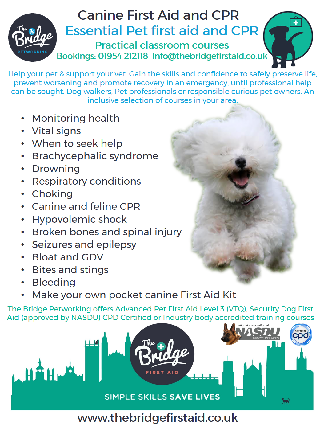 Free downloads, videos, posters pet first aid training courses for all  animals